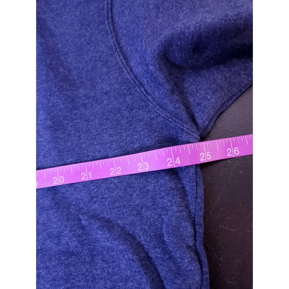 Ariat Mens Size XL Heather Blue US of A Fleece‎ Pocket Hooded Sweatshirt